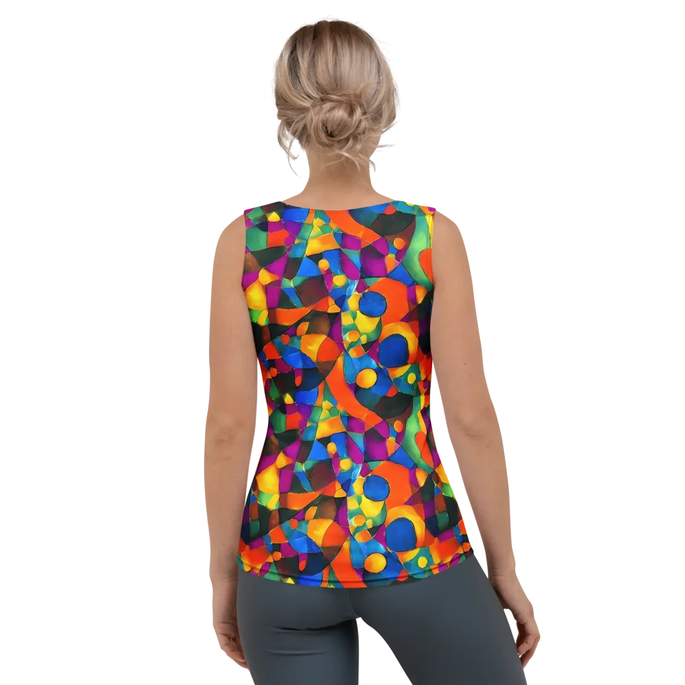Galactic Jigsaw on Women's Tank Top — Back