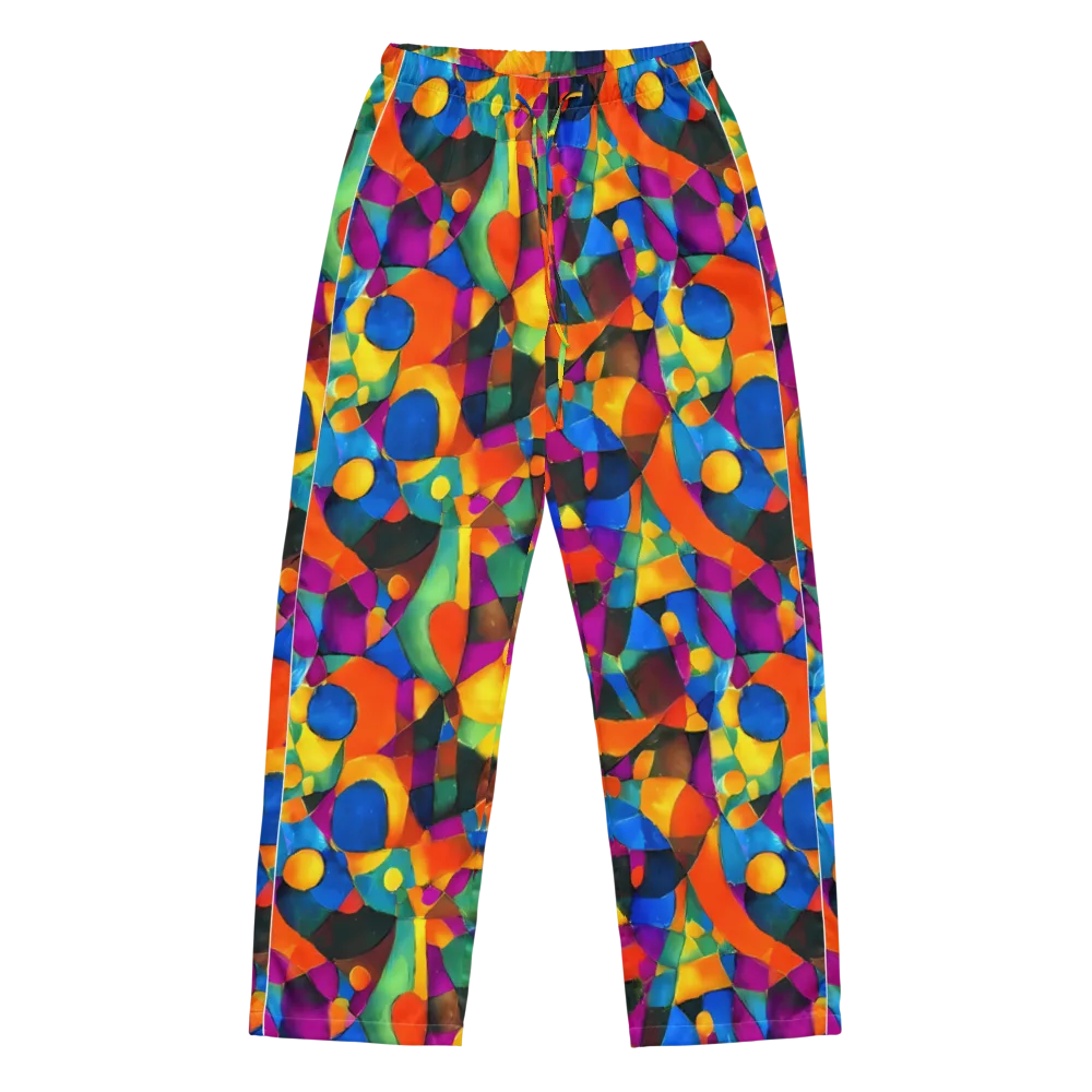 Galactic Jigsaw on Women's Pajama Pants — Front