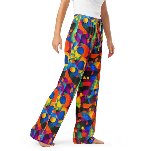 Galactic Jigsaw on a Women's Pajama Pants