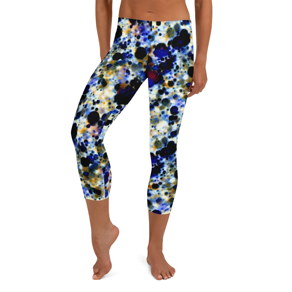 Tarbell Haze on Capri Leggings — Front