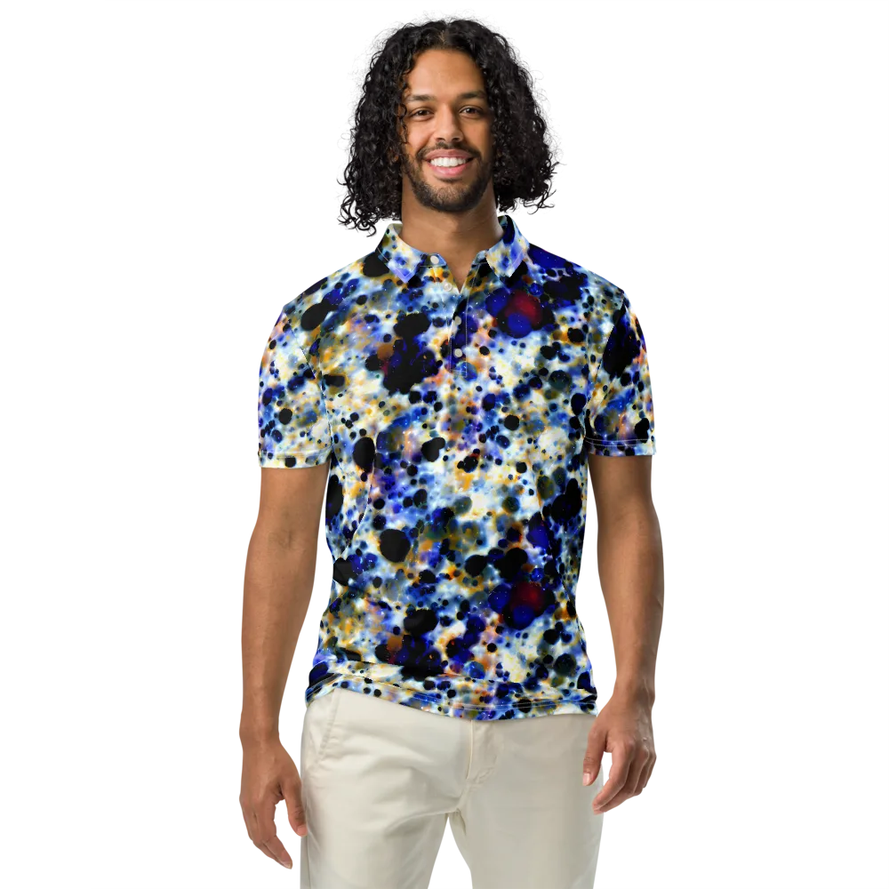 Tarbell Haze on Men's Slim Fit Polo Shirt — Front
