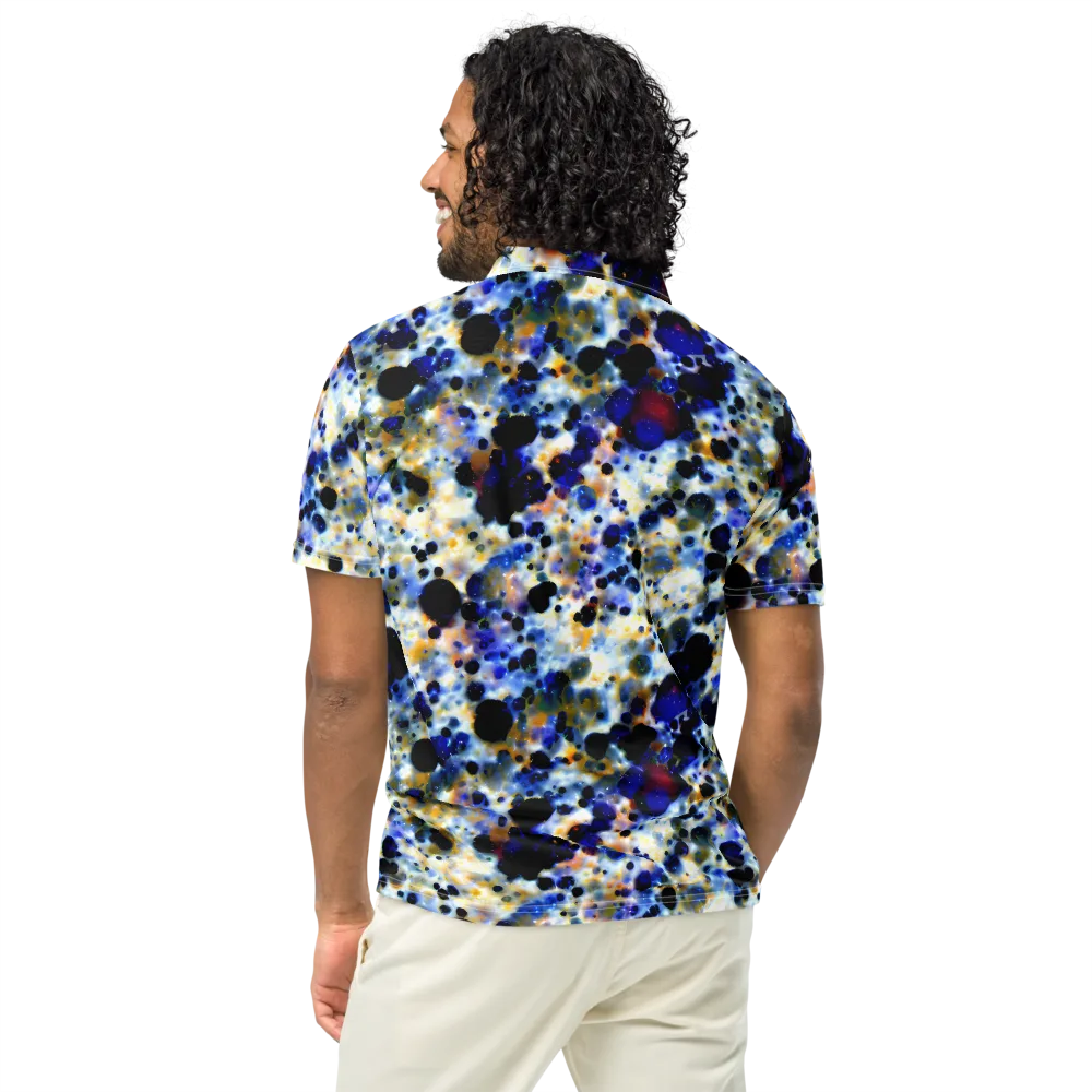 Tarbell Haze on Men's Slim Fit Polo Shirt — Back
