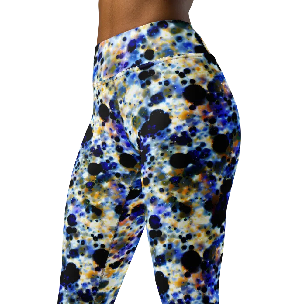 Tarbell Haze on Yoga Leggings — Left Front