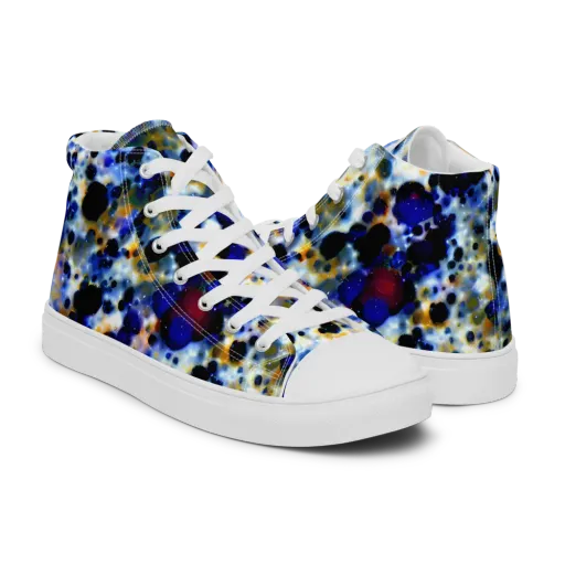 Tarbell Haze on a Men's High Top Canvas Shoes