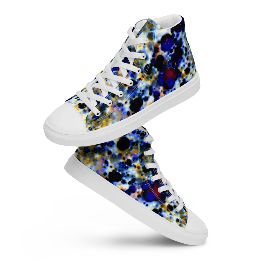 Tarbell Haze on Men's High Top Canvas Shoes — Front