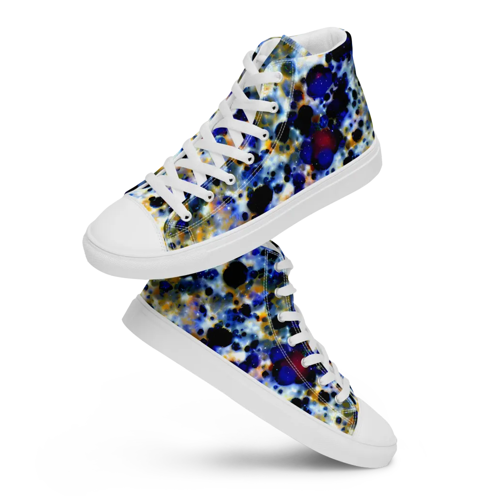 Tarbell Haze on Women's High Top Canvas Shoes — Front