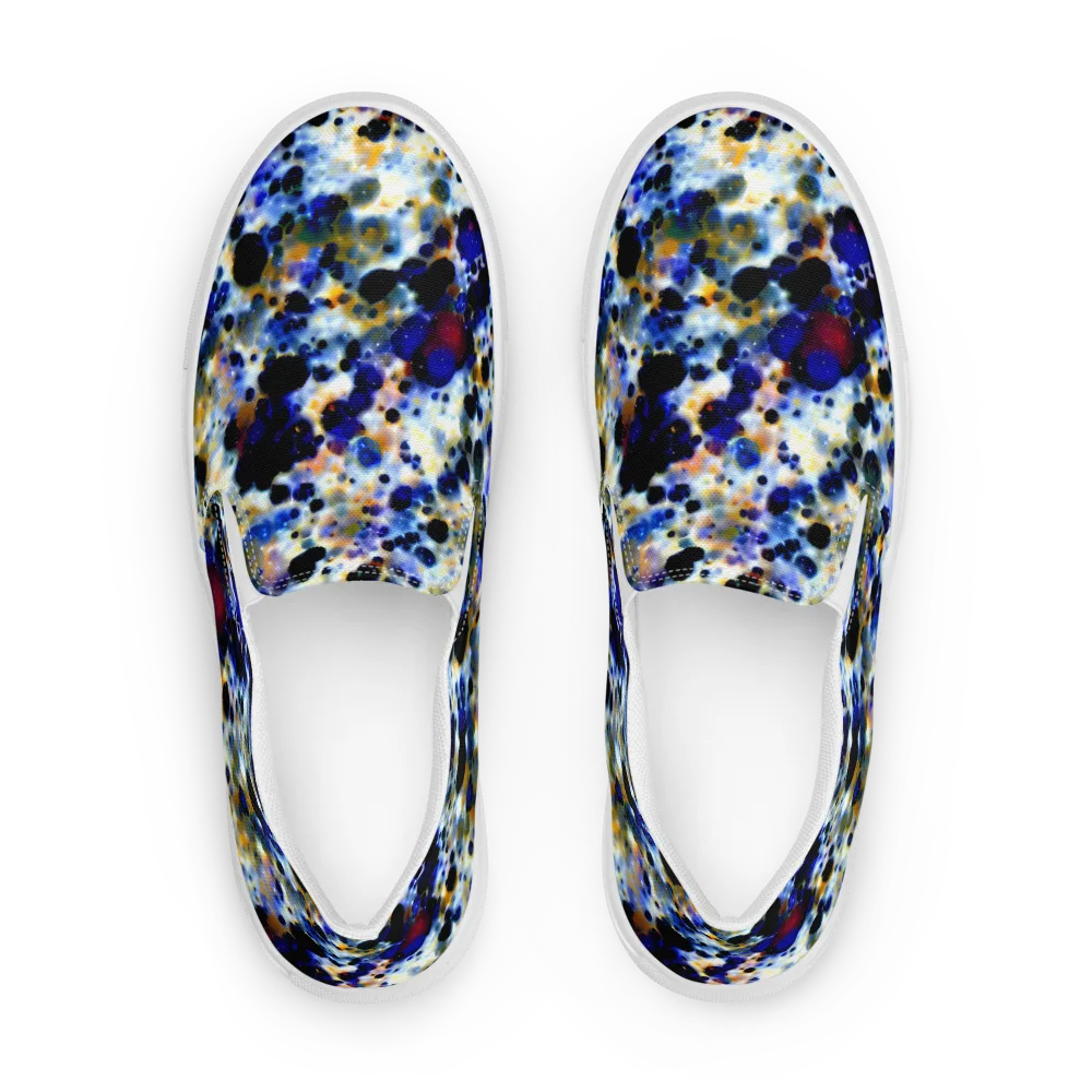 Tarbell Haze on Men's Slip-On Canvas Shoes — Front