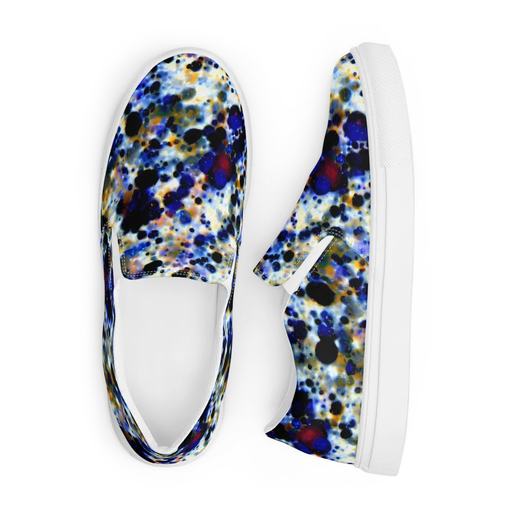 Tarbell Haze on Men's Slip-On Canvas Shoes — Front