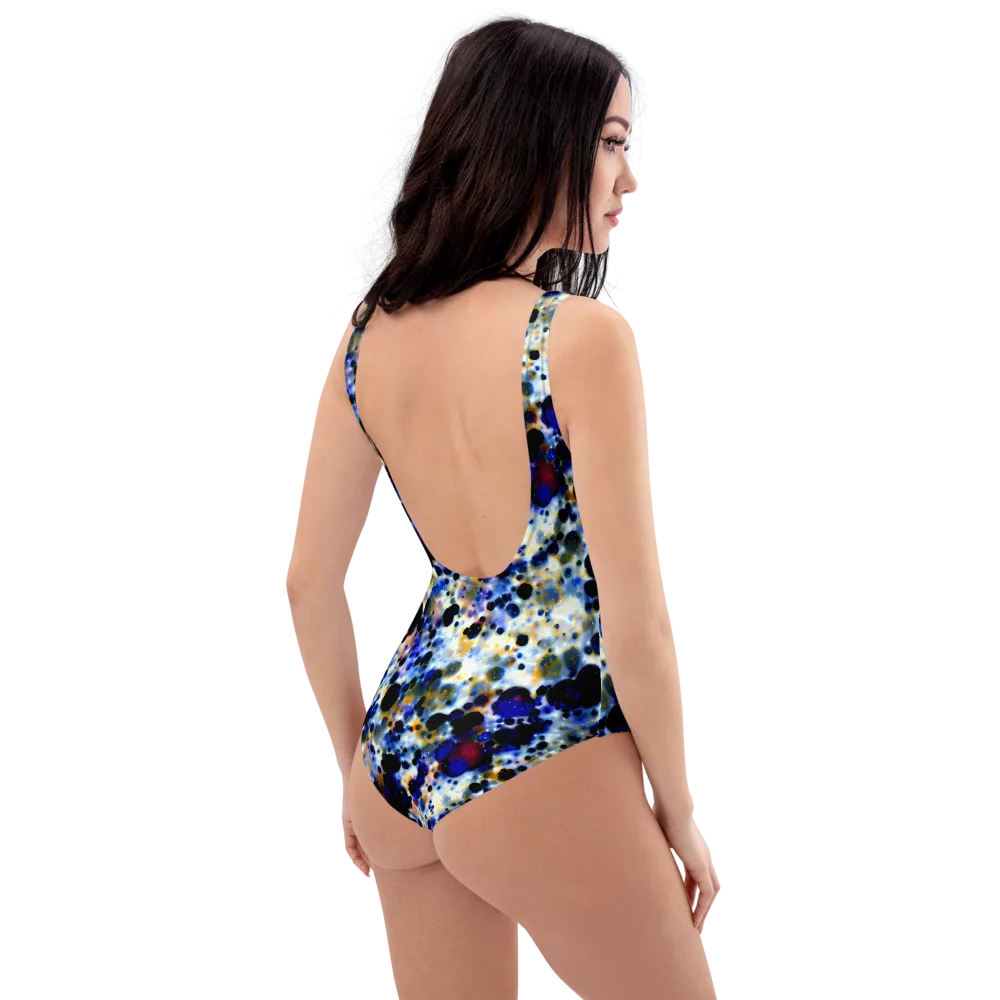 Tarbell Haze on One-Piece Swimsuit — Right Back