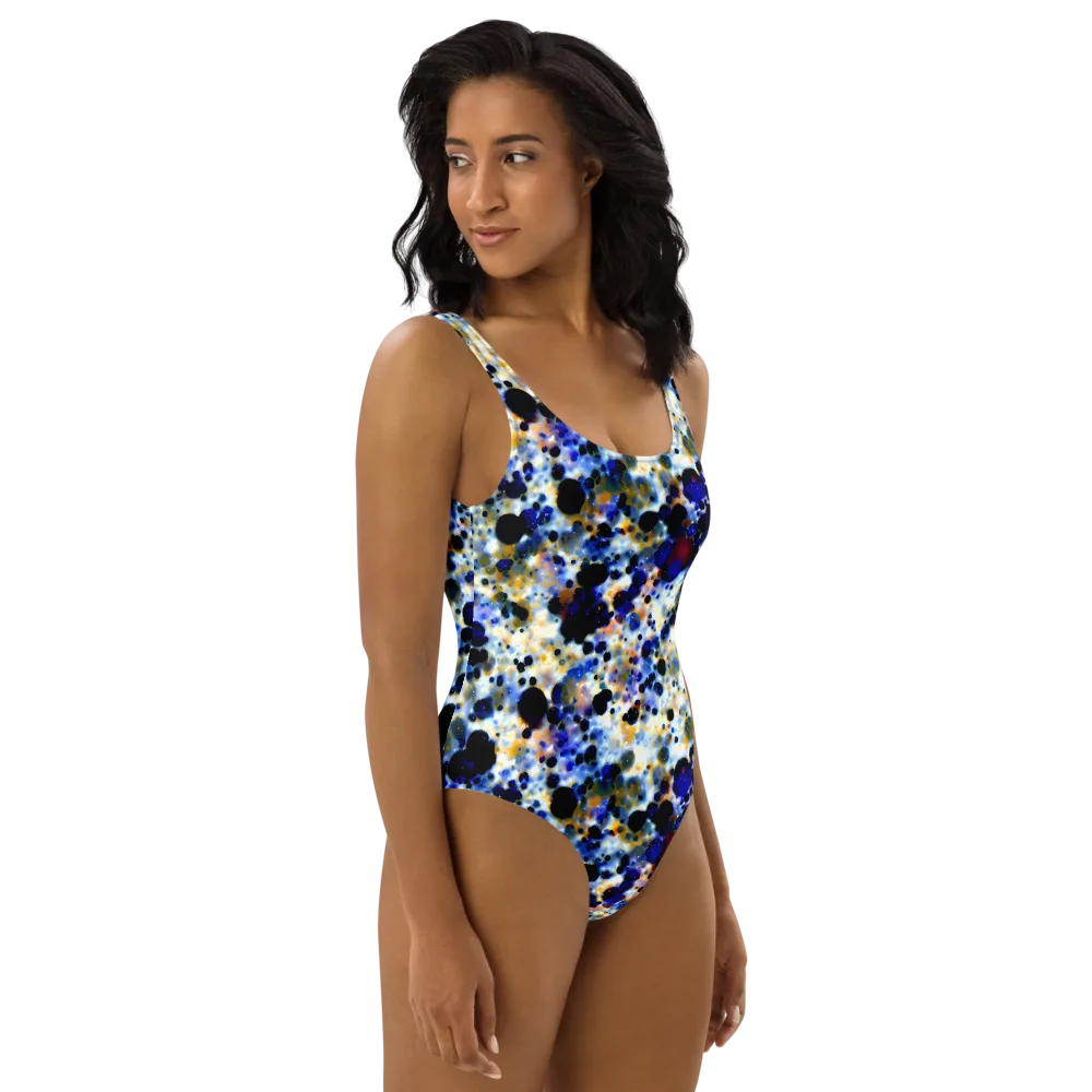 Tarbell Haze on One-Piece Swimsuit — Right