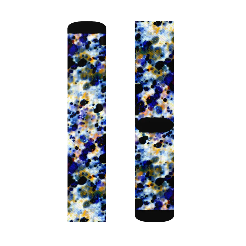 Tarbell Haze on Socks — Left Sock