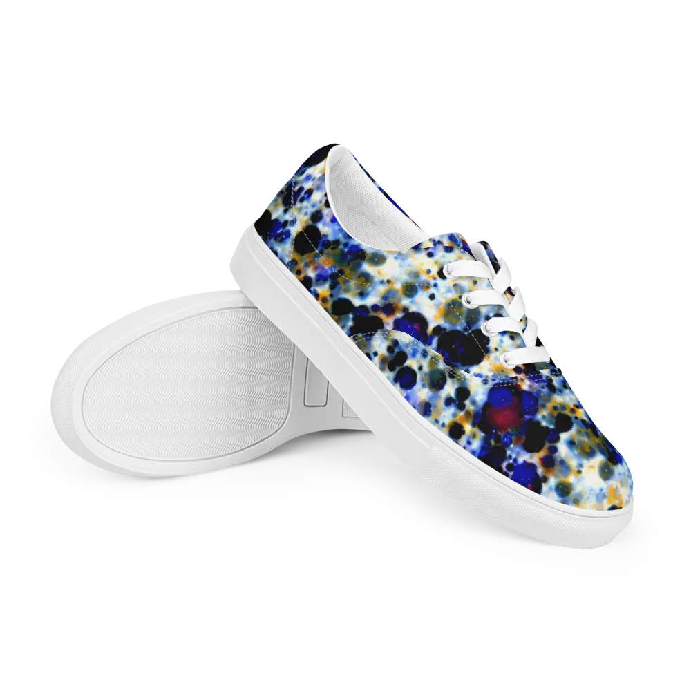 Tarbell Haze on Men's Lace-Up Canvas Shoes — Right Front
