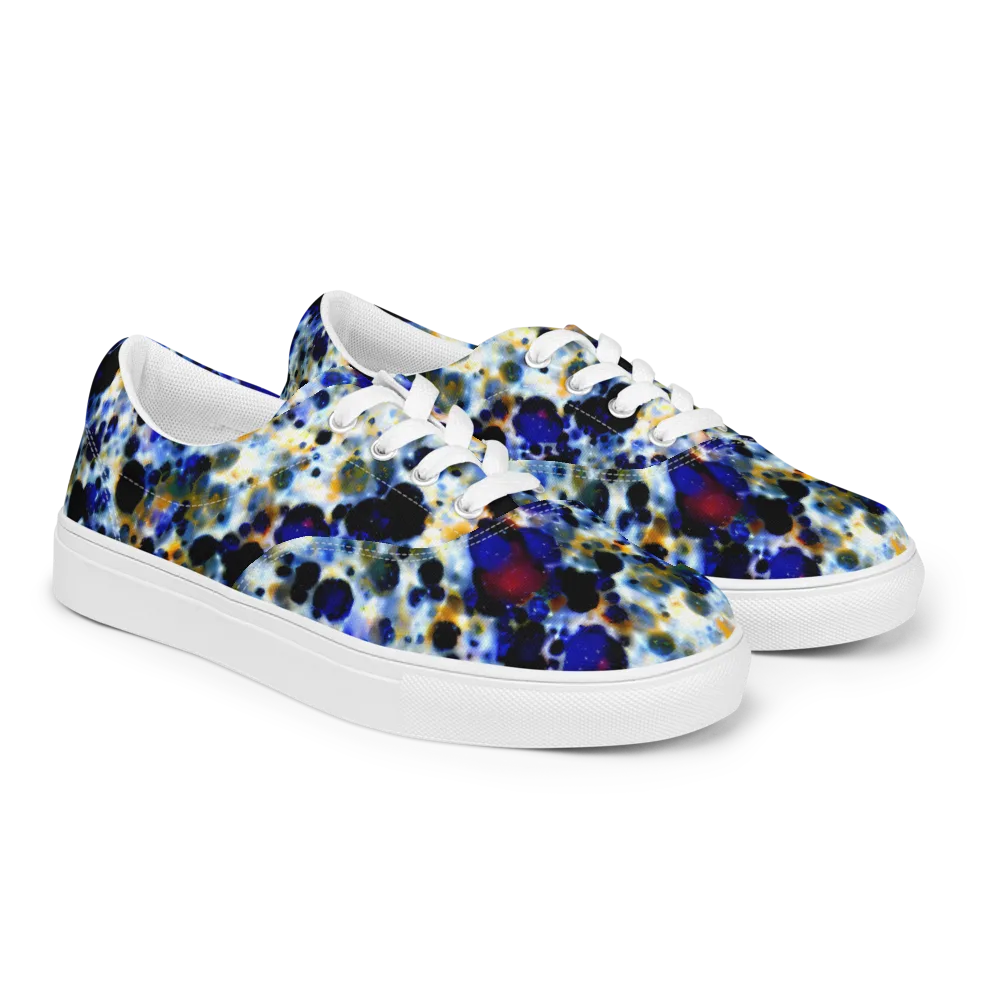 Tarbell Haze on Men's Lace-Up Canvas Shoes — Right Front