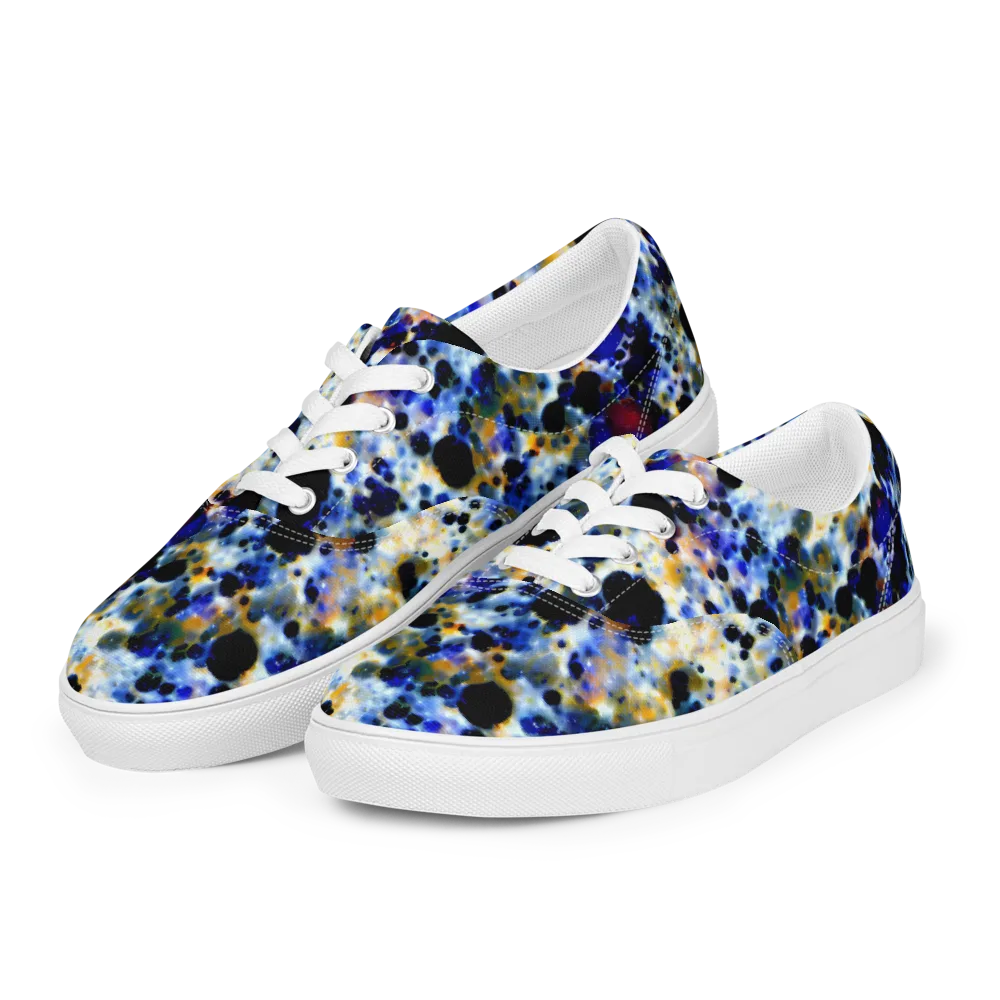 Tarbell Haze on Men's Lace-Up Canvas Shoes — Left Front