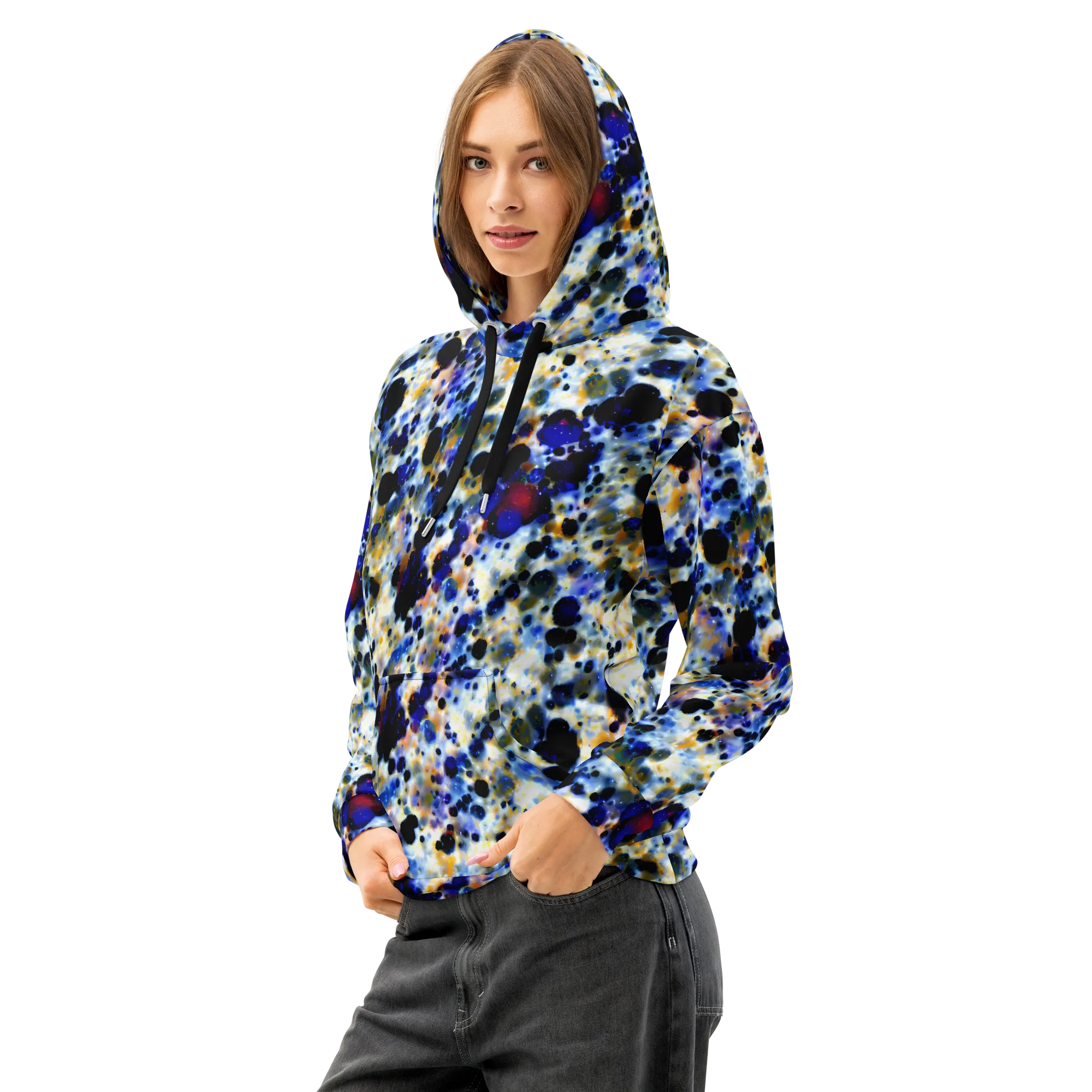 Tarbell Haze on Cotton Hoodie — Left Front