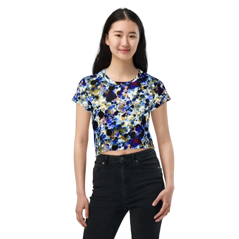 Tarbell Haze on Crop Tee — Front