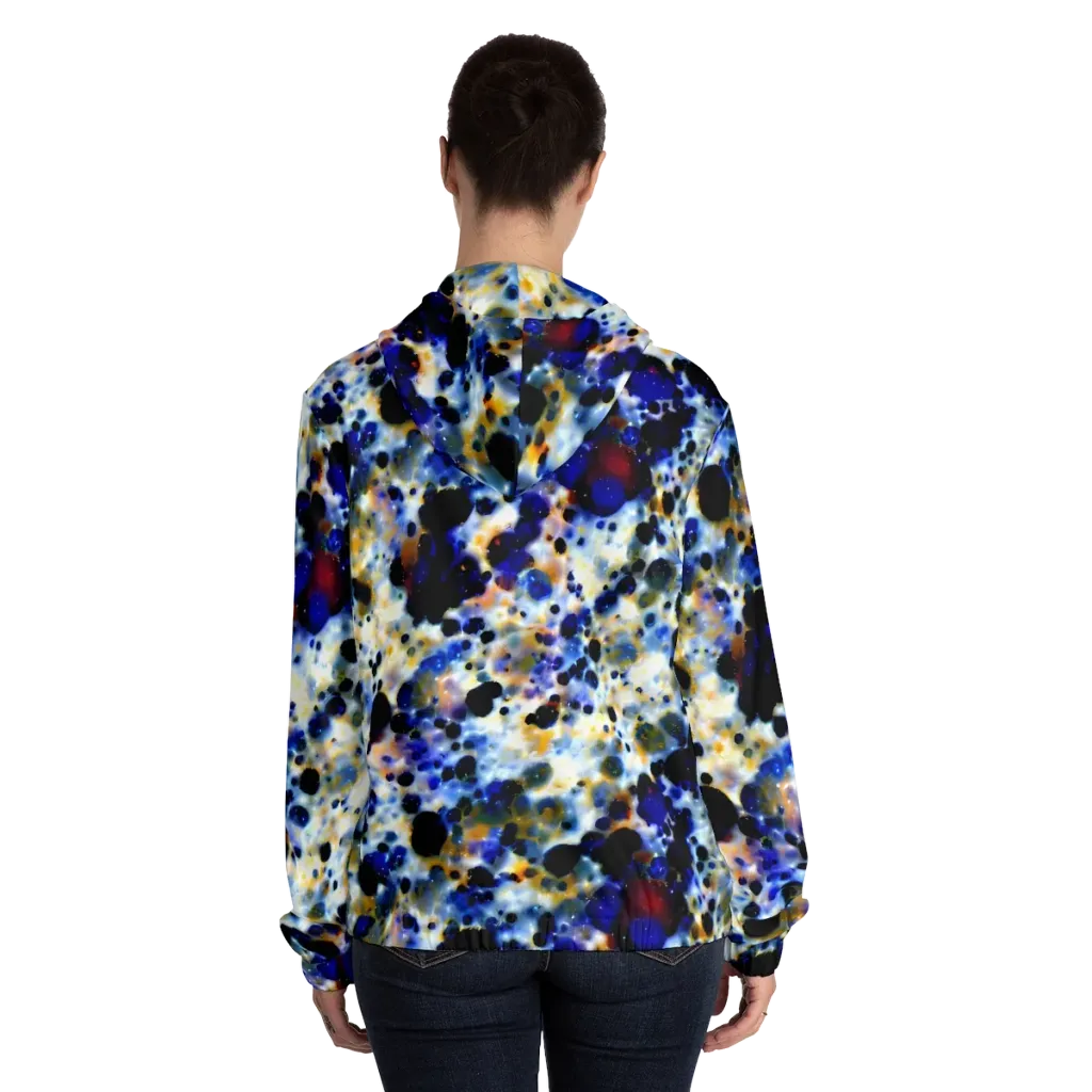 Tarbell Haze on Women's Full-Zip Hoodie — Back On Person