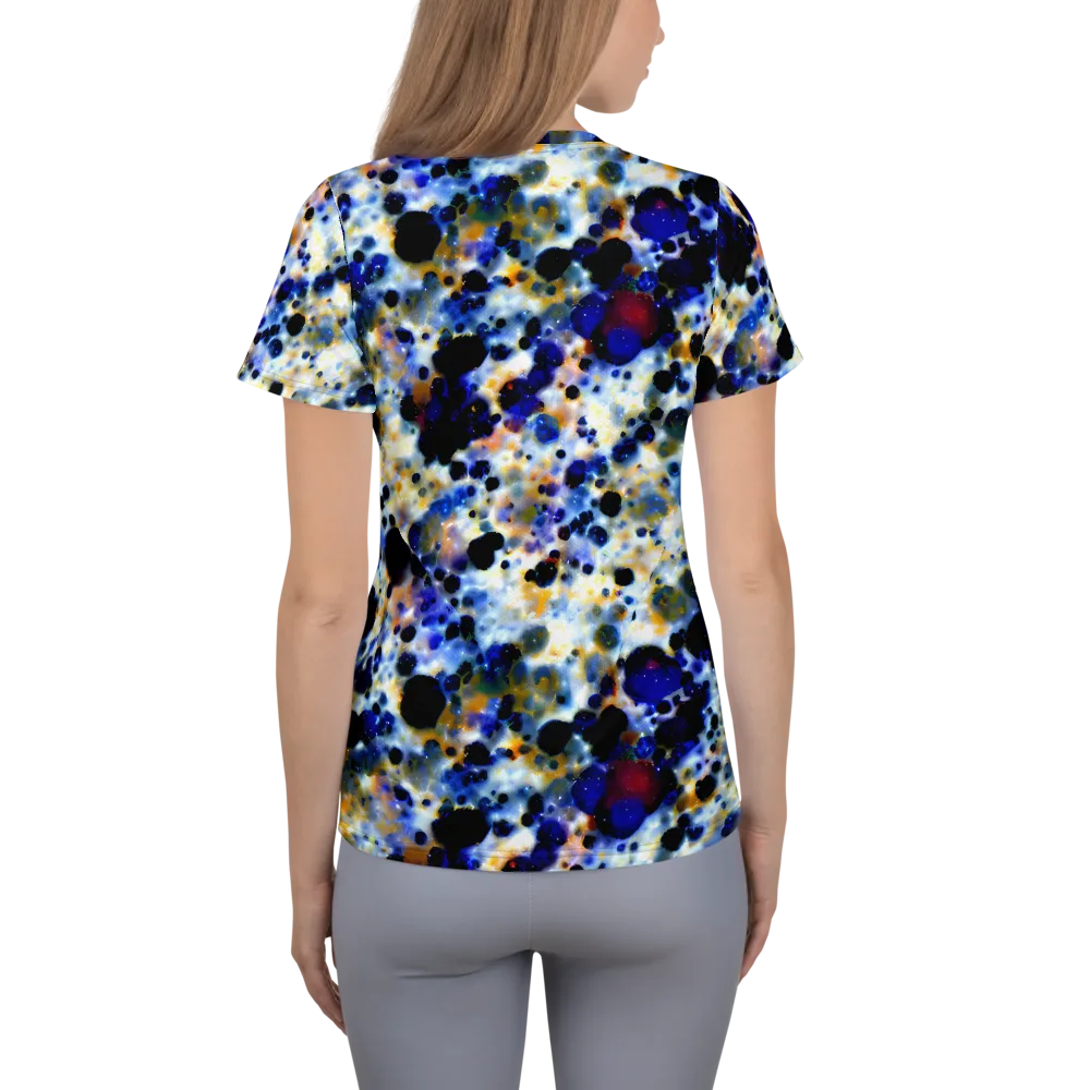 Tarbell Haze on Women's Athletic T-Shirt — Back