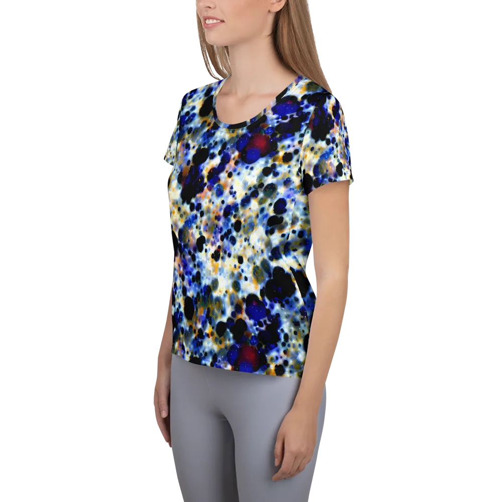 Tarbell Haze on Women's Athletic T-Shirt — Left