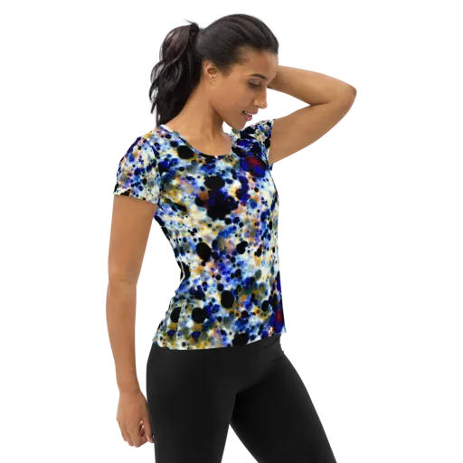 Tarbell Haze on a Women's Athletic T-Shirt