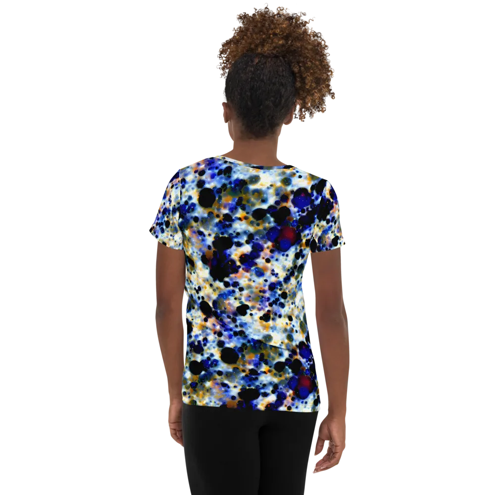 Tarbell Haze on Women's Athletic T-Shirt — Back