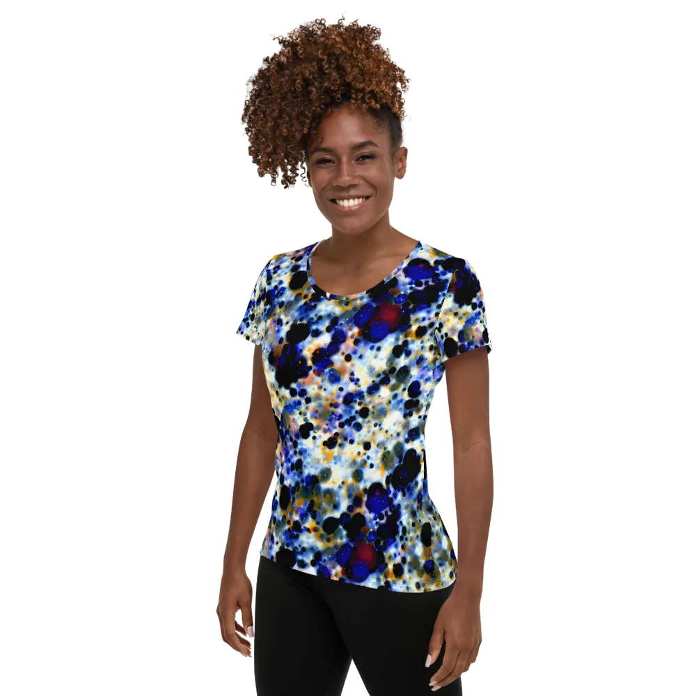 Tarbell Haze on Women's Athletic T-Shirt — Left