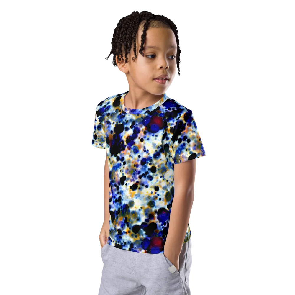Tarbell Haze on Kids Crew Neck T-Shirt — Left Front