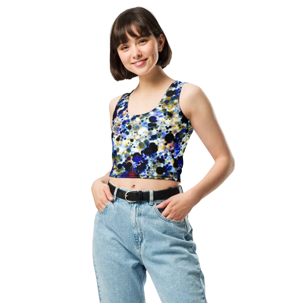 Tarbell Haze on Crop Top — Front