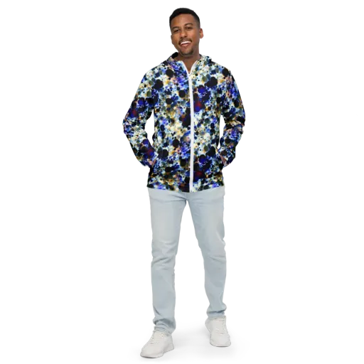 Tarbell Haze on a Men's Windbreaker