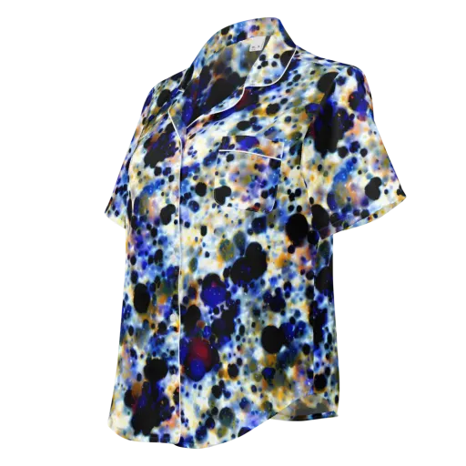 Tarbell Haze on a Women's Short Sleeve Pajama Top