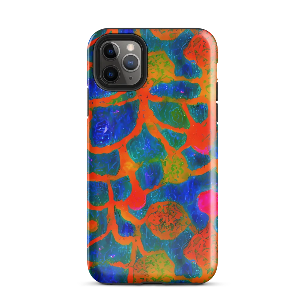 Vibrant Mosaic on Tough Case for iPhone® — Front
