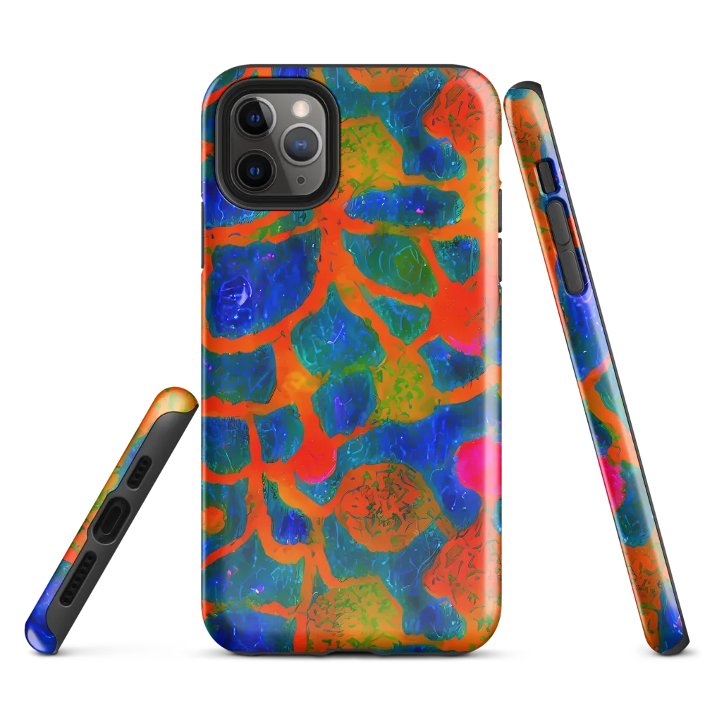Vibrant Mosaic on Tough Case for iPhone® — Front
