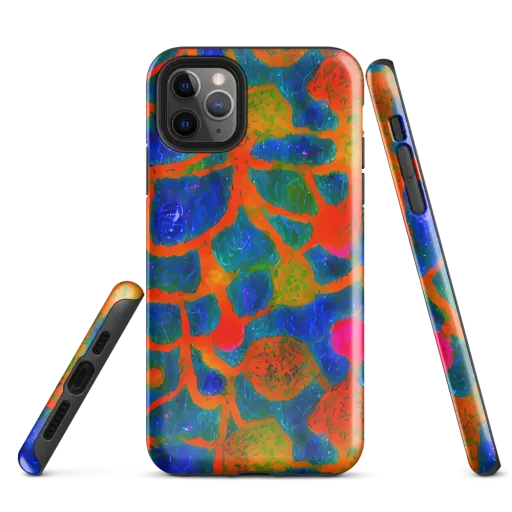 Vibrant Mosaic on a Tough Case for iPhone®