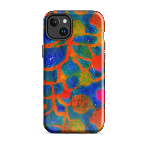 Vibrant Mosaic on a MagSafe Tough Case for iPhone®
