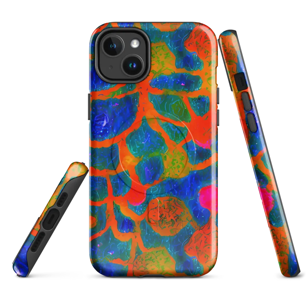 Vibrant Mosaic on MagSafe Tough Case for iPhone® — Front