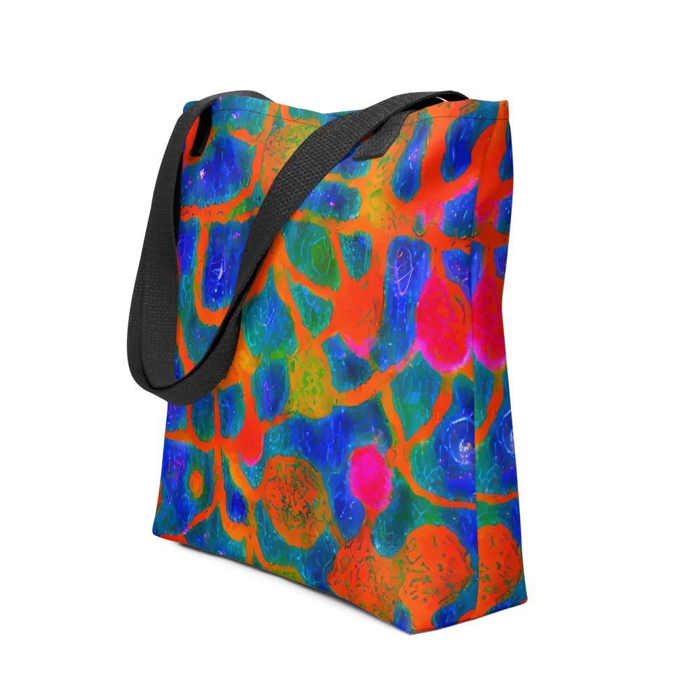 Vibrant Mosaic on Tote Bag — Front