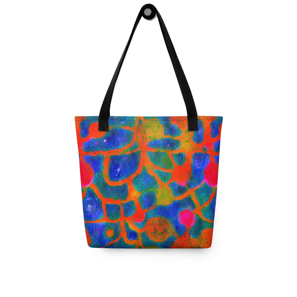 Vibrant Mosaic on Tote Bag — Front