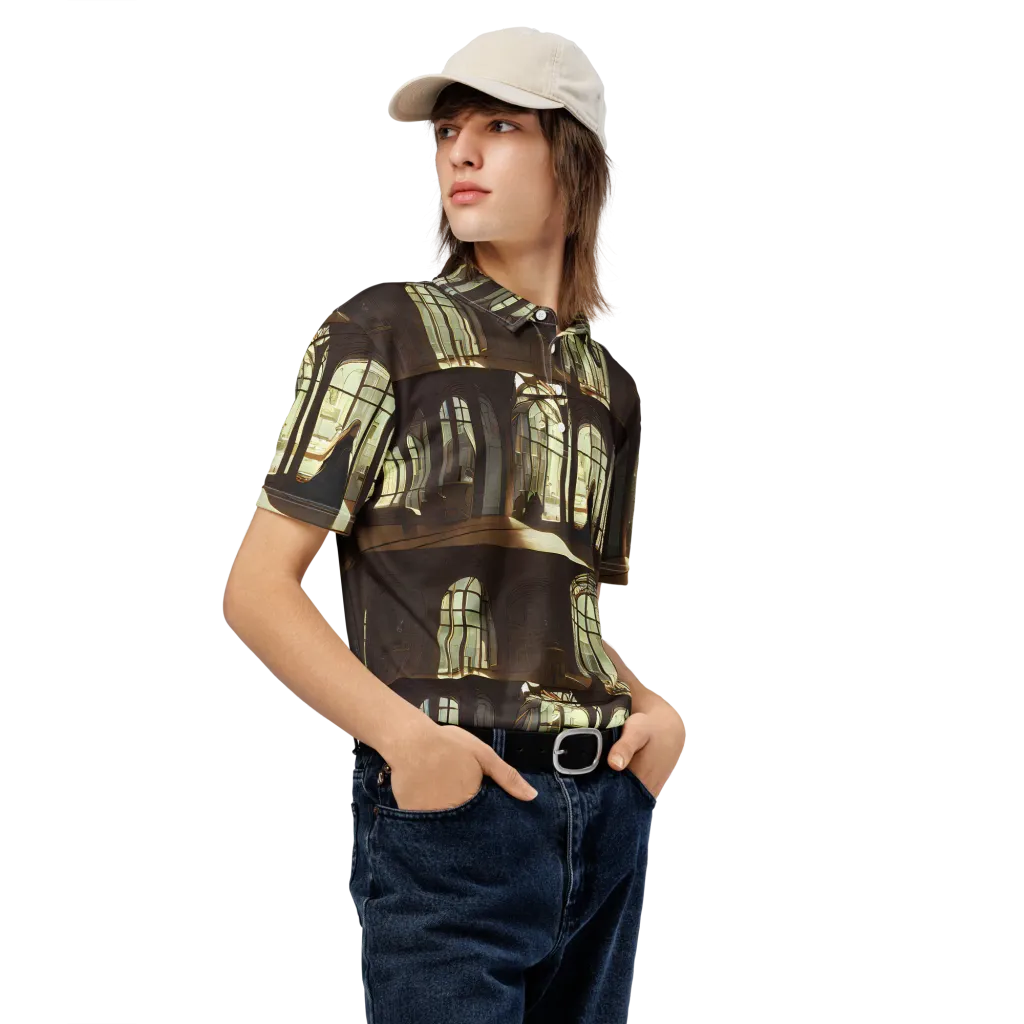 Dutch Perspective on Men's Slim Fit Polo Shirt — Right Front