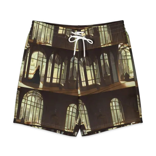 Dutch Perspective on a Men's Board Shorts