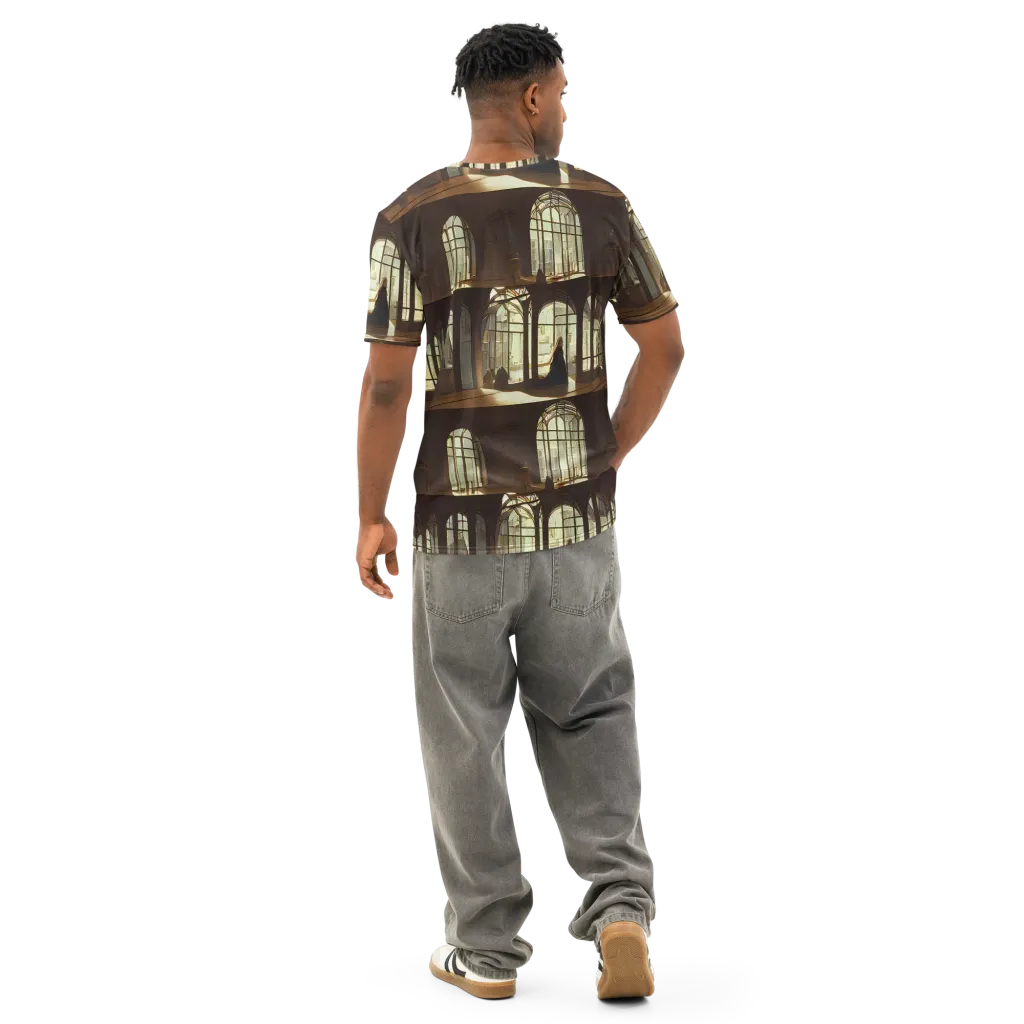 Dutch Perspective on Men's Cotton Crew Neck T-Shirt — Back