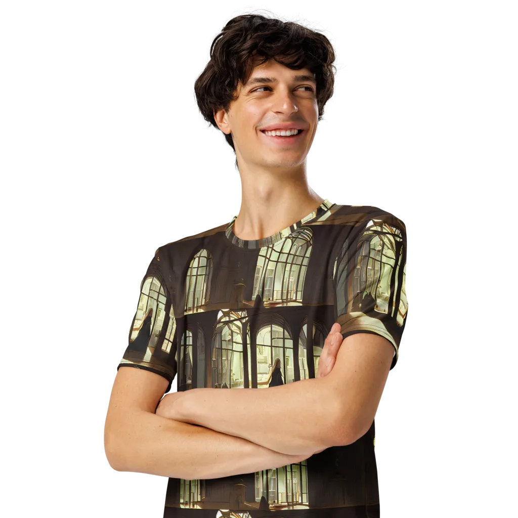 Dutch Perspective on Men's Crew Neck T-Shirt — Left Front