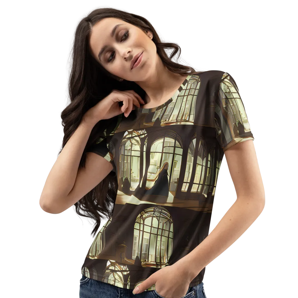 Dutch Perspective on Women's Crew Neck T-Shirt — Left Front