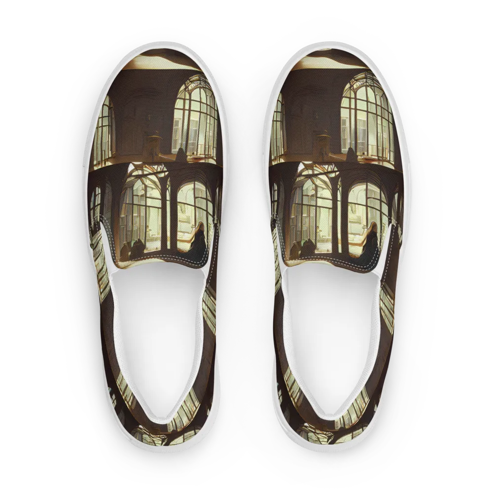 Dutch Perspective on Men's Slip-On Canvas Shoes — Front