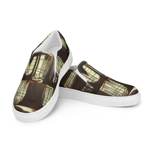Dutch Perspective on a Men's Slip-On Canvas Shoes