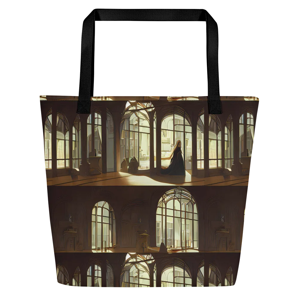 Dutch Perspective on Large Tote Bag W/ Pocket — Front