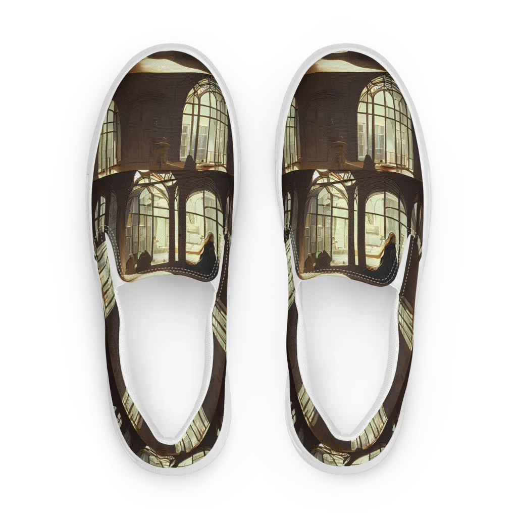 Dutch Perspective on Women's Slip-On Canvas Shoes — Front