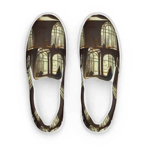 Dutch Perspective on a Women's Slip-On Canvas Shoes