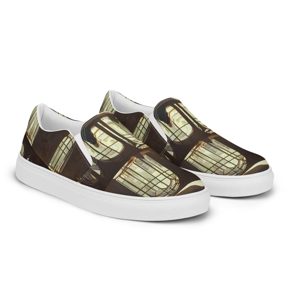 Dutch Perspective on Women's Slip-On Canvas Shoes — Right Front