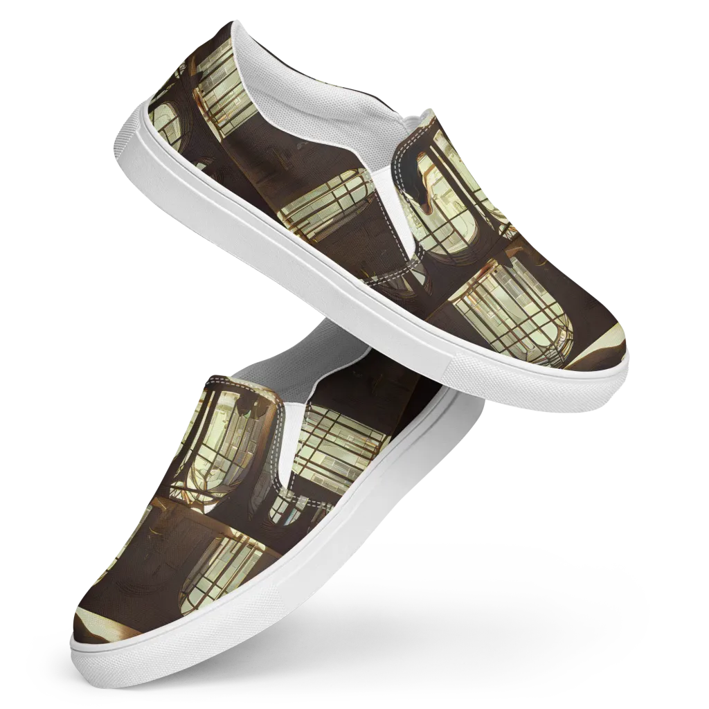 Dutch Perspective on Women's Slip-On Canvas Shoes — Front