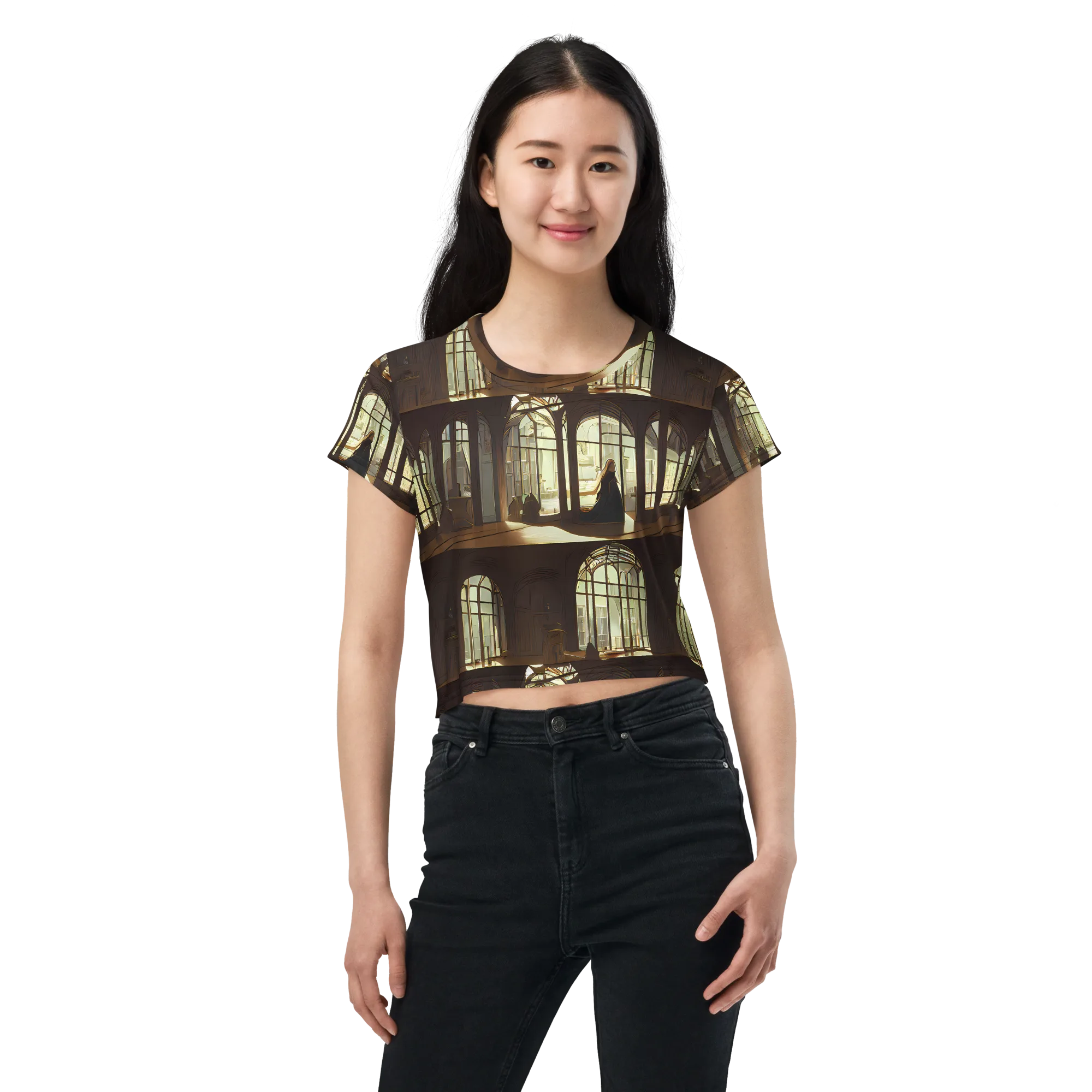 Dutch Perspective on Crop Tee — Front